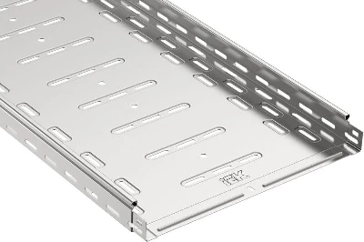 Лоток листовой перфорир. 400х50 L3000 сталь 1.2мм оцинк. IEK CLP10-050-400-120-3