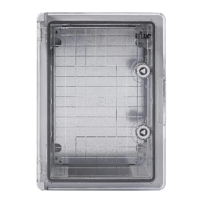 Корпус ЩМПп 350х250х150 УХЛ1 IP65 с прозр. дверцей и монтажн. панелью ABS пластик. Rexant 11-0411