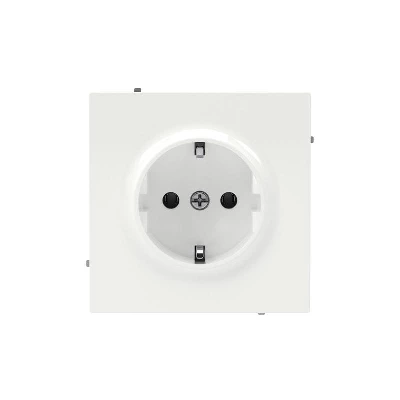 Розетка силовая KANT 2P+E без шторки бел. магнолия DKC 7000033