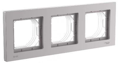 Рамка 3-м AtlasDesign Aqua IP44 алюм. SE ATN440303