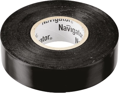 Изолента ПВХ 15мм (рул.20м) черн. NIT-B15-20/BL Navigator 71103