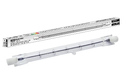 Лампа галогенная линейная ЛГ-300 Вт-R7s-118 мм TDM