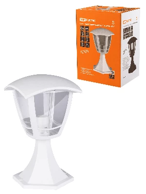 Светильник садово-парковый "СИТИ" НТУ 07-60-001 У1 4-х гранник напольный белый TDM