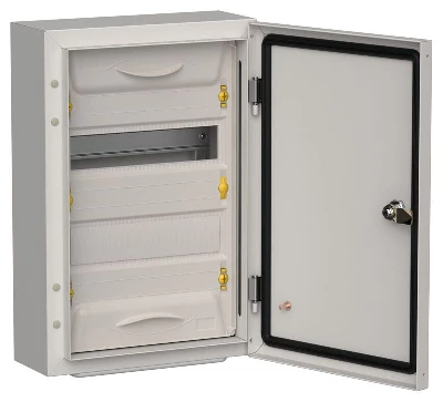 Корпус ЩРн-24 (1х24) TITAN 5 460х310х140 IP54 метал. сер. IEK TI5-50-N-024-54-7035