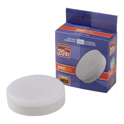 Лампа светодиодная PLED-GX53 20Вт 5000К холод. бел. GX53 JazzWay 5065345