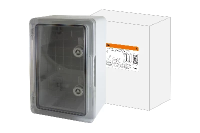 Бокс пластиковый ЩМП-0-2, прозр., крышка ABS, IP65, -45 до +75 С, навесной, (350х250х150) TDM