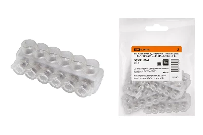 Клеммная колодка для сетей уличного освещения КСУ-4 (КЕ10.506)  6x(10-50AL /2.5-35 Cu) TDM