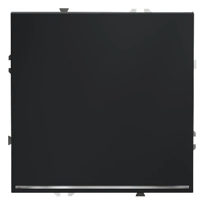 Переключатель проходной 1-кл. СП S70 10А с подсветкой механизм графит Voltum VLS010407