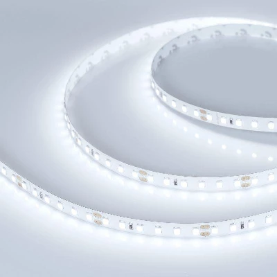 Лента светодиодная RT-A120-8mm 24V White 6000К 2835 9.6Вт/м IP20 (уп.5м) Arlight 010347(2)