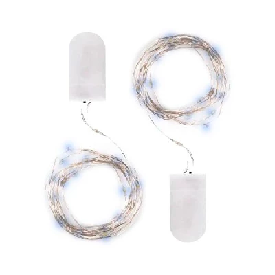 Гирлянда DC-G05-20WS2 20LED 2xCR2032 (в компл.) бел. (уп.2шт) ФАZА 5048010