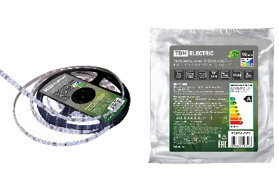 Лента светодиодная SMD5050-60 LED/м-IP20-12 В-10 Вт/м-RGBW (4 в 1), (5 м) TDM