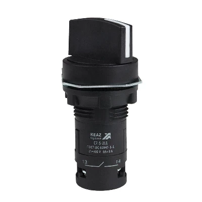 Переключатель 2 положения OptiSignal Compact D22 С7-S-211 черн. 1НО+1НЗ XB7ND25 КЭАЗ 362136