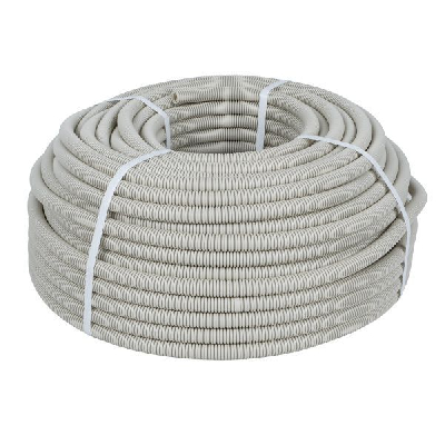 Труба гофрированная ПВХ d16мм с протяжкой (уп.10м) Plast PROxima EKF tg-z-16-10m