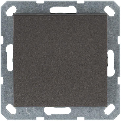 Кнопка звонка 1-кл. 10А IP20 механизм мокко Jasmart G3010Z