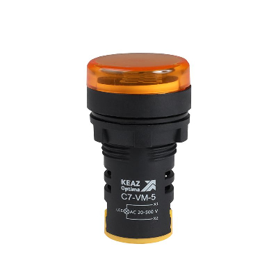 Индикатор напряжения OptiSignal Compact D22 С7-VM-5 желт. 20-500В AC AD22VM КЭАЗ 362190