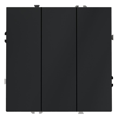 Выключатель 3-кл. СП S70 10А механизм графит Voltum VLS030107