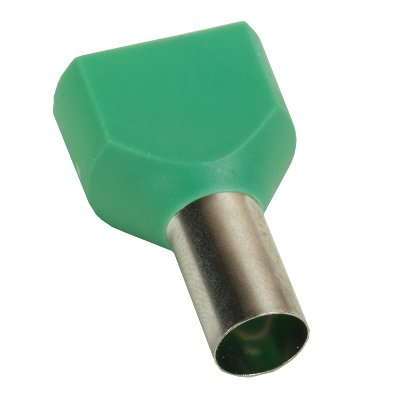 Наконечник штыревой втулочный под два провода НШвИ2 OptiKit T-Shv2-PVC- 16-14 (уп.100шт) КЭАЗ 278054