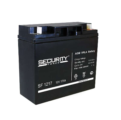 Аккумулятор ОПС 12В 17А.ч SF 1217 Security Force 4614030010010
