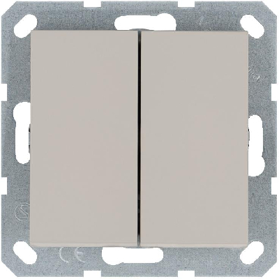 Выключатель 2-кл. 10А IP20 механизм тауп Jasmart G3023T