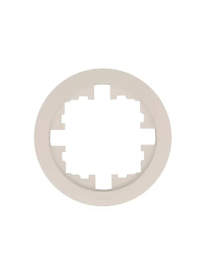 Рамка 1-м OSEN горизонт. круглая сл. кость LEZARD 744-9000-146