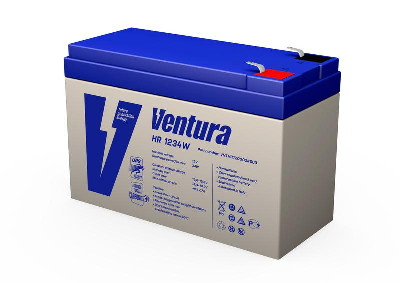 Аккумулятор 12В 9А.ч HR 1234W Ventura