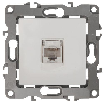 Розетка компьютерная Эра12 12-3107-01 RJ45 бел. Эра Б0014723