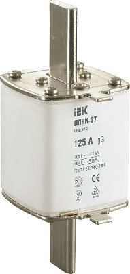 Вставка плавкая ППНИ-37 125А габарит 2 IEK DPP40-125