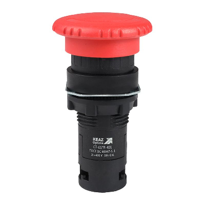 Кнопка аварийного останова OptiSignal Compact D22 С7-ESTR-401 красн. 1НЗ XB7ES542P КЭАЗ 362129