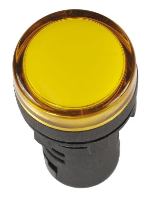 Лампа светосигнальная AD16DS d16мм 24В AC/DC желт. KARAT IEK BLS10-ADDS-024-K05-16