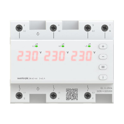 Реле напряжения D6-40 red Welrok 4660251140397