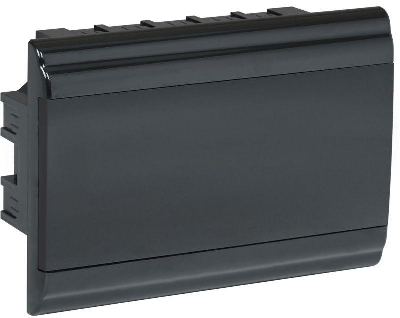 Корпус модульный встраиваемый ЩРВ-П-12 PRIME IP41 пластик. черн. IEK MKP13-V-01-12-41-K02