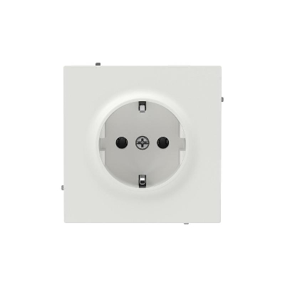 Розетка силовая KANT 2P+E без шторки бел. песок DKC 7010033