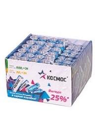 Элемент питания алкалиновый AA/LR6 AAA/LR03 (уп.48шт) КОСМОС KOCLR620BOX